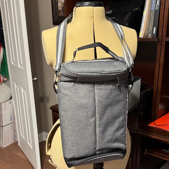 Loup Charmant Gray and Black Backpack - Picture 5 of 5